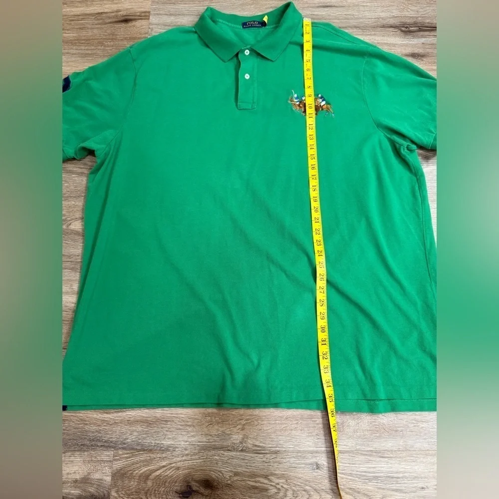 Ralph Lauren Polo Mens 4XB Match Green Stampede TRIPLE PONY